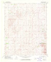 Download a high-resolution, GPS-compatible USGS topo map for Harmon SW, OK (1972 edition)