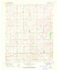 Download a high-resolution, GPS-compatible USGS topo map for Harmon, OK (1972 edition)