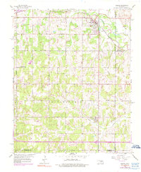 Download a high-resolution, GPS-compatible USGS topo map for Harrah, OK (1990 edition)