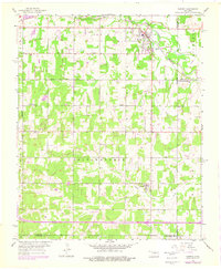 Download a high-resolution, GPS-compatible USGS topo map for Harrah, OK (1976 edition)