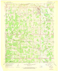 Download a high-resolution, GPS-compatible USGS topo map for Harrah, OK (1970 edition)