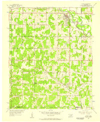 Download a high-resolution, GPS-compatible USGS topo map for Harrah, OK (1957 edition)