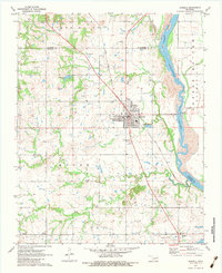 Download a high-resolution, GPS-compatible USGS topo map for Haskell, OK (1983 edition)