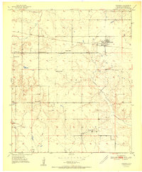 Download a high-resolution, GPS-compatible USGS topo map for Haworth, OK (1951 edition)