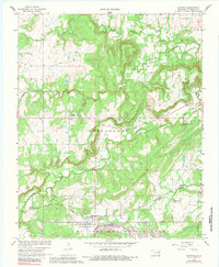 Download a high-resolution, GPS-compatible USGS topo map for Haywood, OK (1983 edition)
