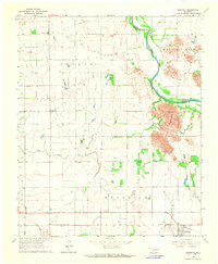Download a high-resolution, GPS-compatible USGS topo map for Headrick, OK (1965 edition)