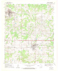Download a high-resolution, GPS-compatible USGS topo map for Healdton, OK (1971 edition)