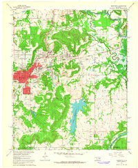 Download a high-resolution, GPS-compatible USGS topo map for Henryetta, OK (1963 edition)