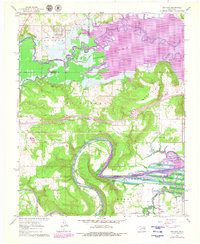 Download a high-resolution, GPS-compatible USGS topo map for Hoffman, OK (1979 edition)