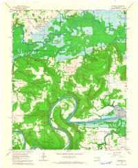 Download a high-resolution, GPS-compatible USGS topo map for Hoffman, OK (1964 edition)