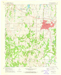 Download a high-resolution, GPS-compatible USGS topo map for Holdenville, OK (1974 edition)