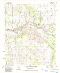Download a high-resolution, GPS-compatible USGS topo map for Hollis SW, OK (1985 edition)