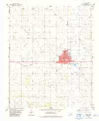 Download a high-resolution, GPS-compatible USGS topo map for Hollis, OK (1985 edition)