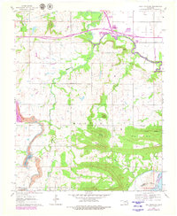preview thumbnail of historical topo map of Muskogee County, OK in 1963