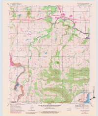 Download a high-resolution, GPS-compatible USGS topo map for Holt Mountain, OK (1983 edition)