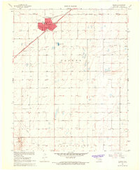 Download a high-resolution, GPS-compatible USGS topo map for Hooker, OK (1968 edition)