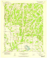 Download a high-resolution, GPS-compatible USGS topo map for Horseshoe Lake, OK (1957 edition)