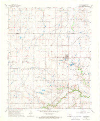 Download a high-resolution, GPS-compatible USGS topo map for Hunter, OK (1969 edition)