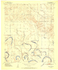Download a high-resolution, GPS-compatible USGS topo map for Idabel SE, OK (1951 edition)