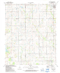 Download a high-resolution, GPS-compatible USGS topo map for Indiahoma, OK (1992 edition)