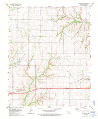 Download a high-resolution, GPS-compatible USGS topo map for Indianapolis, OK (1984 edition)