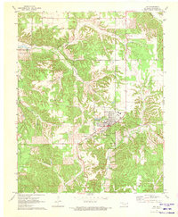 Download a high-resolution, GPS-compatible USGS topo map for Jay, OK (1973 edition)