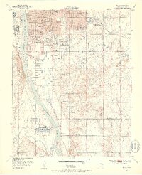 1952 Map of Jenks, 1953 Print