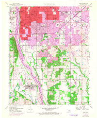 Download a high-resolution, GPS-compatible USGS topo map for Jenks, OK (1968 edition)