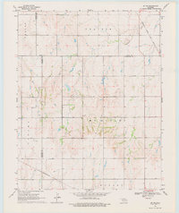 Download a high-resolution, GPS-compatible USGS topo map for Jet SE, OK (1977 edition)