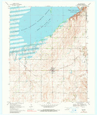 Download a high-resolution, GPS-compatible USGS topo map for Jet, OK (1991 edition)