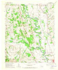 Download a high-resolution, GPS-compatible USGS topo map for Joy, OK (1966 edition)
