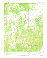 Download a high-resolution, GPS-compatible USGS topo map for Kansas, OK (1974 edition)