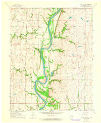 Download a high-resolution, GPS-compatible USGS topo map for Kaw City NW, OK (1965 edition)