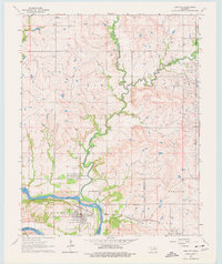 Download a high-resolution, GPS-compatible USGS topo map for Kaw City, OK (1977 edition)