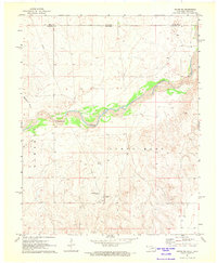 Download a high-resolution, GPS-compatible USGS topo map for Keyes NE, OK (1973 edition)