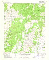 Download a high-resolution, GPS-compatible USGS topo map for Kiefer SW, OK (1976 edition)