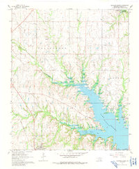 Download a high-resolution, GPS-compatible USGS topo map for Kingston North, OK (1991 edition)