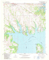 Download a high-resolution, GPS-compatible USGS topo map for Kingston South, OK (1983 edition)