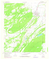 Download a high-resolution, GPS-compatible USGS topo map for Kiowa, OK (1978 edition)
