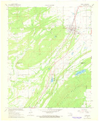 Download a high-resolution, GPS-compatible USGS topo map for Kiowa, OK (1968 edition)