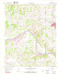 Download a high-resolution, GPS-compatible USGS topo map for Konawa, OK (1979 edition)