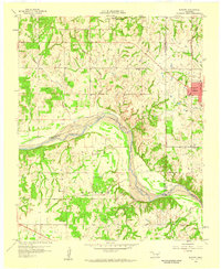 Download a high-resolution, GPS-compatible USGS topo map for Konawa, OK (1959 edition)