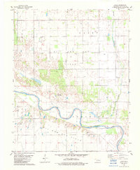 Download a high-resolution, GPS-compatible USGS topo map for Lacey, OK (1983 edition)