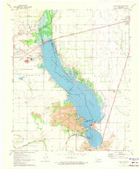 Download a high-resolution, GPS-compatible USGS topo map for Lake Altus, OK (1973 edition)