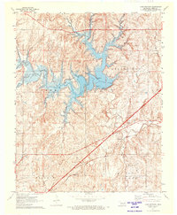 Download a high-resolution, GPS-compatible USGS topo map for Lake Heyburn, OK (1973 edition)