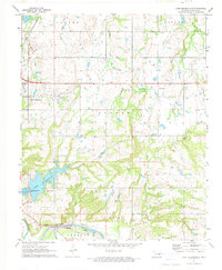 preview thumbnail of historical topo map of Hughes County, OK in 1972