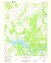 Download a high-resolution, GPS-compatible USGS topo map for Lake Mc Alester, OK (1978 edition)