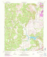 Download a high-resolution, GPS-compatible USGS topo map for Lake Sahoma, OK (1983 edition)