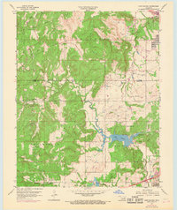Download a high-resolution, GPS-compatible USGS topo map for Lake Sahoma, OK (1968 edition)