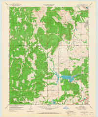 preview thumbnail of historical topo map of Creek County, OK in 1959